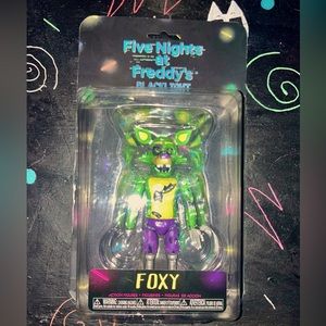 Funko five nights at freddy’s blacklight foxy action figure